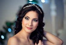 Machiaj de mireasa pentru brunete cu ochi verzi