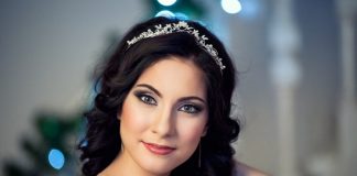 Machiaj de mireasa pentru brunete cu ochi verzi