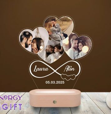 De ce o lampă LED personalizată cu fotografii este darul care aduce mereu zâmbete