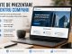 De ce orice companie are nevoie de un site de prezentare bine construit Laptop care afișează un site de prezentare profesional pentru o companie